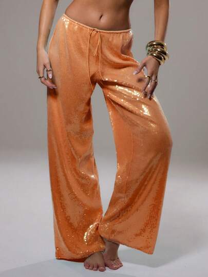 Vivien™ - Glimmer Pailletten-Hose