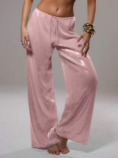 Vivien™ - Glimmer Pailletten-Hose