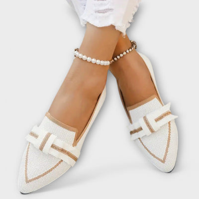 Ava | Flache Schuhe mit geknotetem Detail