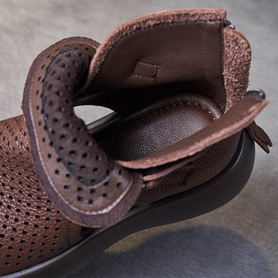 Federica - Zeitlose orthopädische Sandalen aus Leder