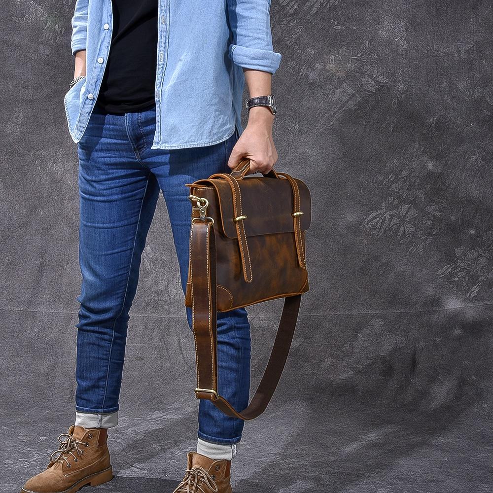 Braune Lederhandtasche | YPRES