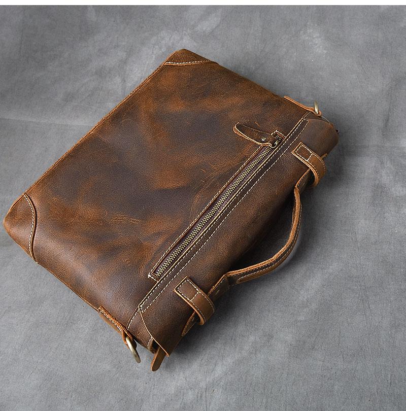 Braune Lederhandtasche | YPRES