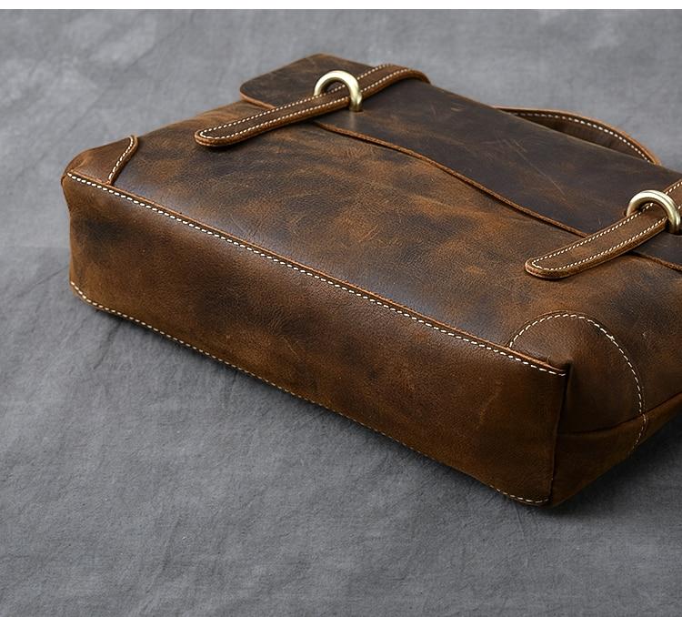 Braune Lederhandtasche | YPRES