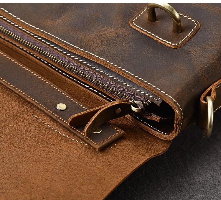 Braune Lederhandtasche | YPRES