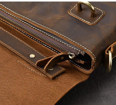 Braune Lederhandtasche | YPRES
