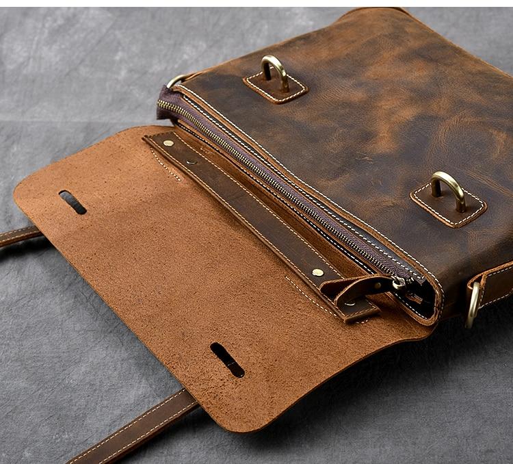 Braune Lederhandtasche | YPRES