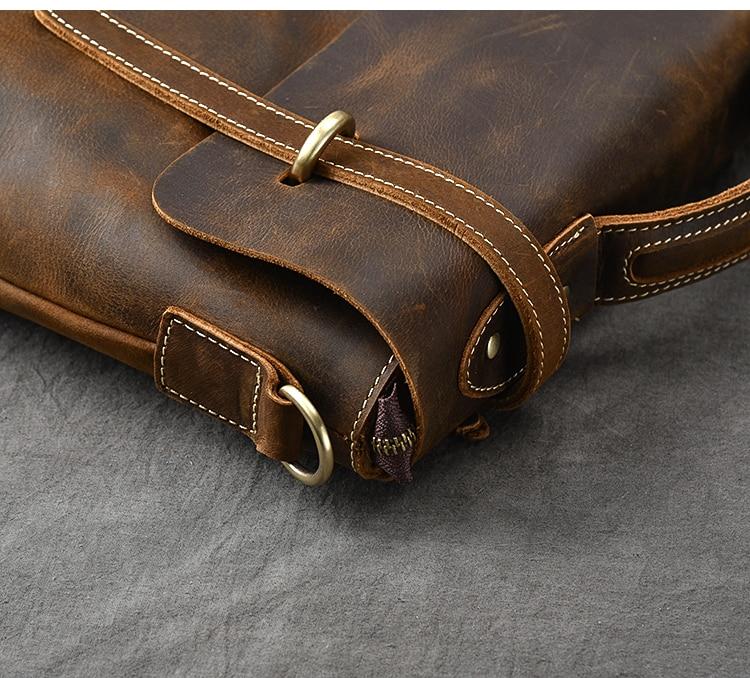 Braune Lederhandtasche | YPRES