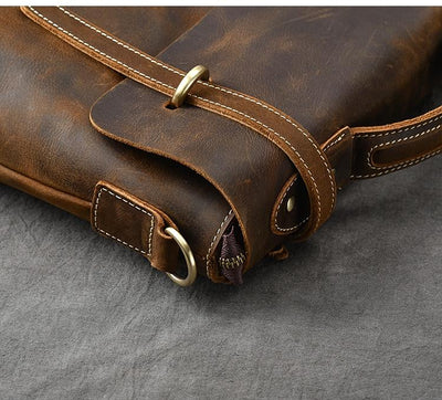 Braune Lederhandtasche | YPRES