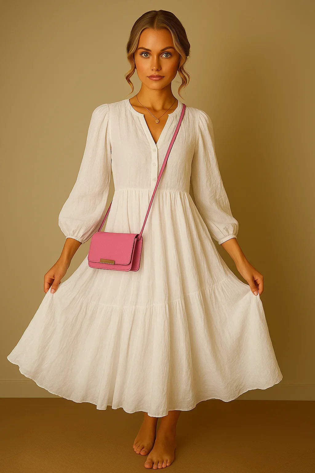 Mila™ - Schönes Leinenkleid