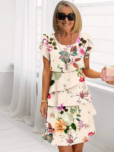 Émilie™ –  Elegantes Maxikleid mit Blumenmuster