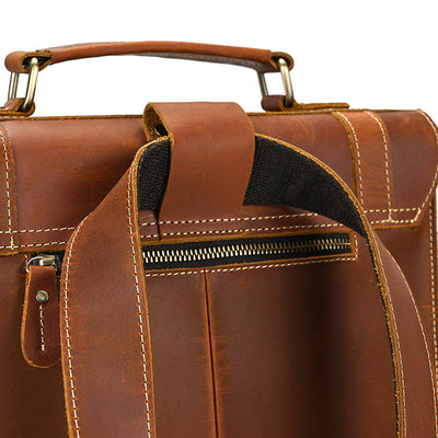 Leder-Cabrio-Rucksack | GIRONA