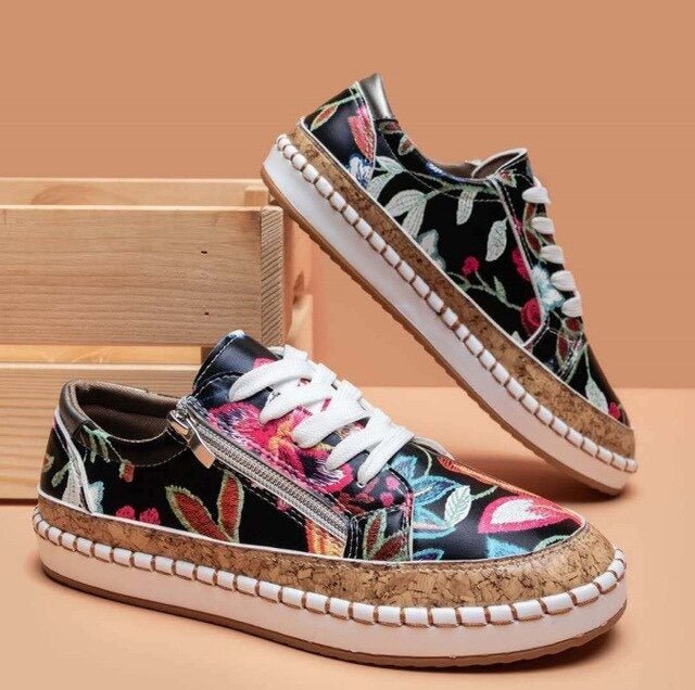 Oluchi Orthopädische Sneaker mit Reißverschluss