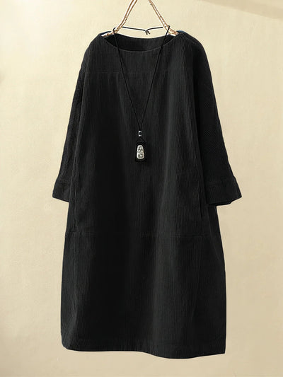 Zophie™ - Entspanntes Vintage-Cordkleid