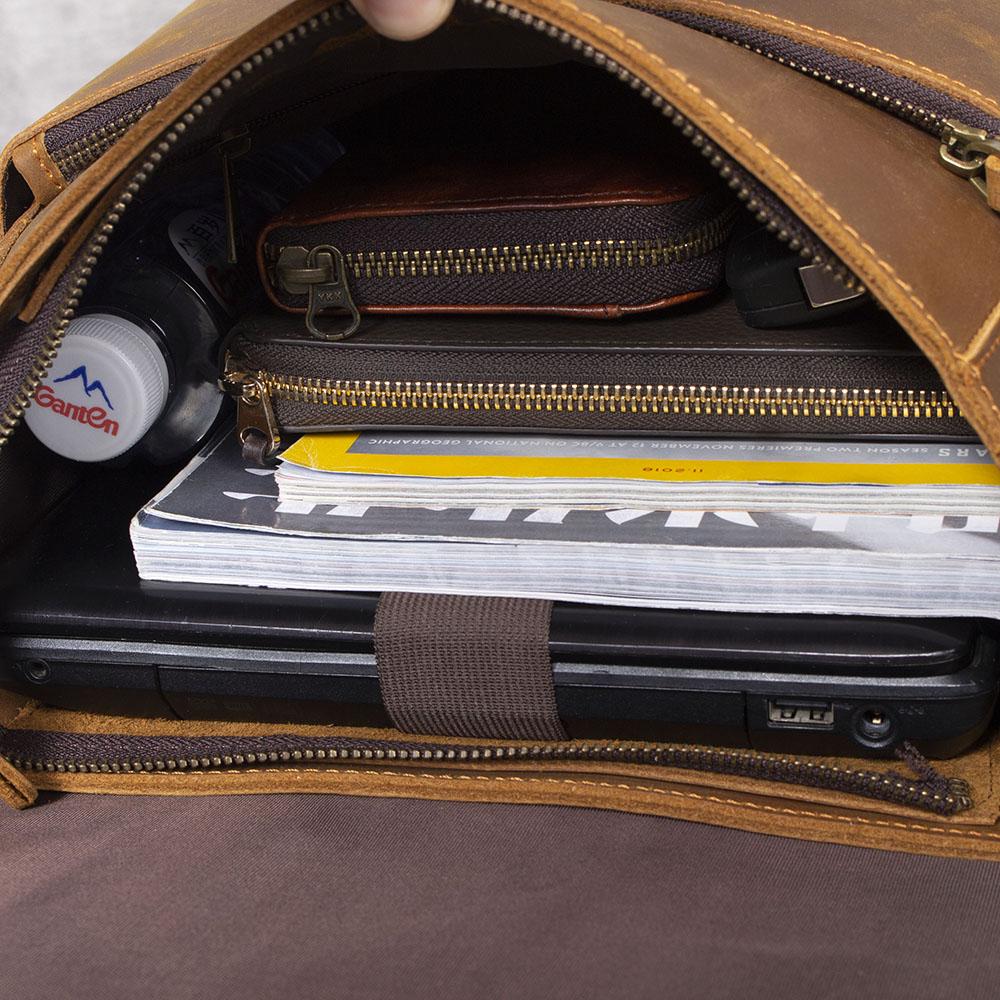 Lugano™ - Business-Rucksack aus Leder