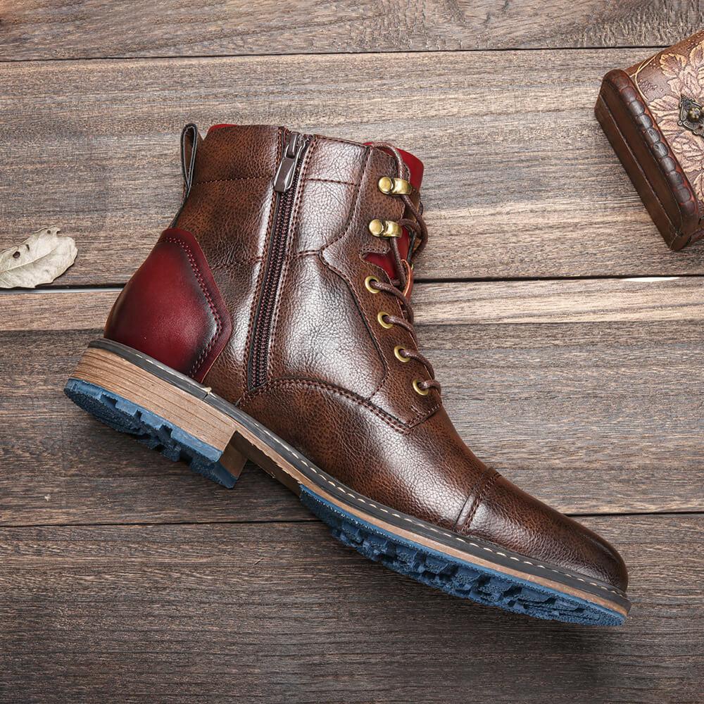 Dawson | Oxford-Stiefel aus Leder