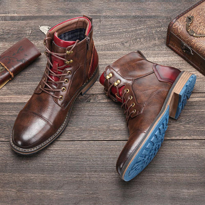 Dawson | Oxford-Stiefel aus Leder