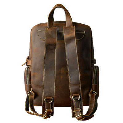 Basel™ - Brauner Lederrucksack