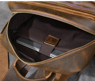 Basel™ - Brauner Lederrucksack