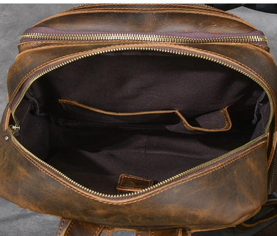 Basel™ - Brauner Lederrucksack