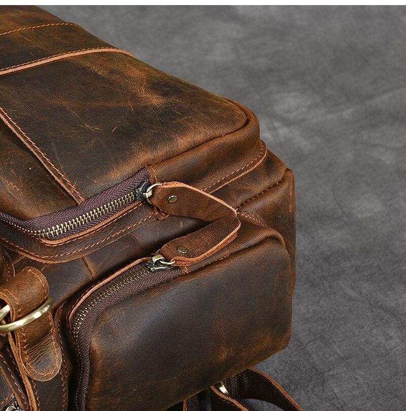 Basel™ - Brauner Lederrucksack