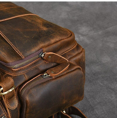 Basel™ - Brauner Lederrucksack