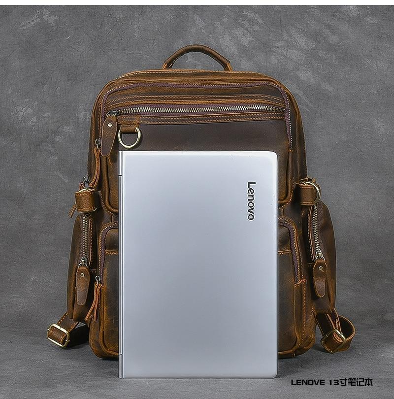 Basel™ - Brauner Lederrucksack