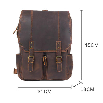 Biefeld™ - Brauner Lederrucksack