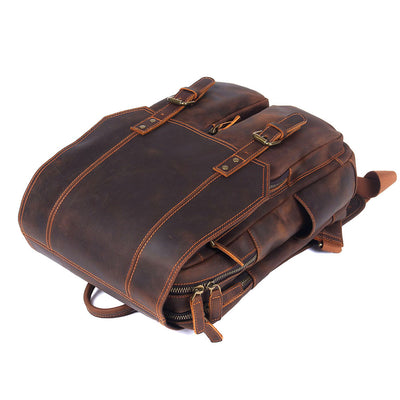 Biefeld™ - Brauner Lederrucksack