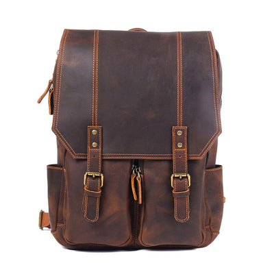 Biefeld™ - Brauner Lederrucksack