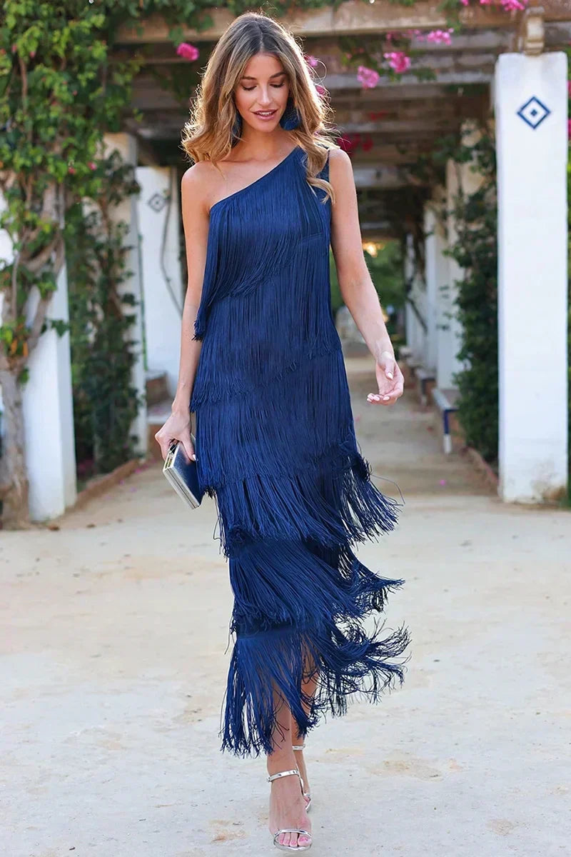 Noemi™ - Einzigartige Eleganz: One-Shoulder-Kleid