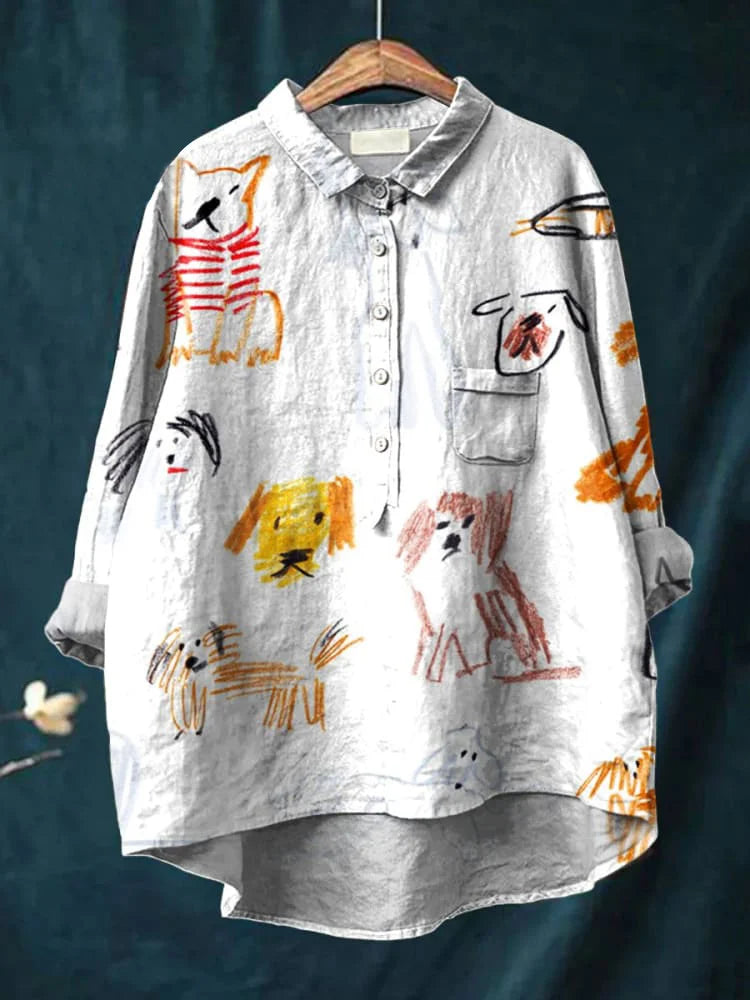 Bella™ - Hunde-Kunst-Shirt