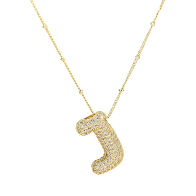 Karoline™ - Diamond Bubble Letter Halskette
