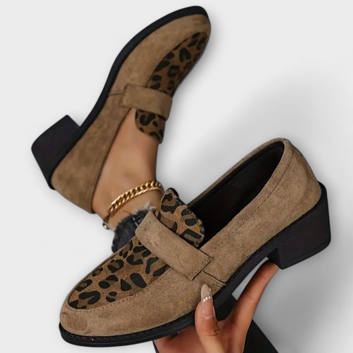 Chloe | Elegante Damenschuhe mit Leopardenmuster