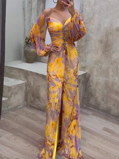 Ayla™ - Elegantes Kleid mit V-Ausschnitt