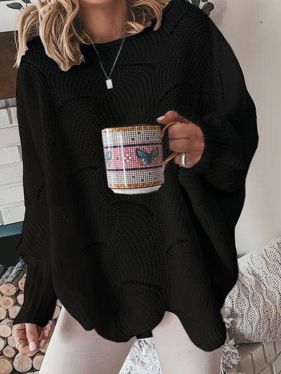 Yoko™ – Damen Rippstrickpullover