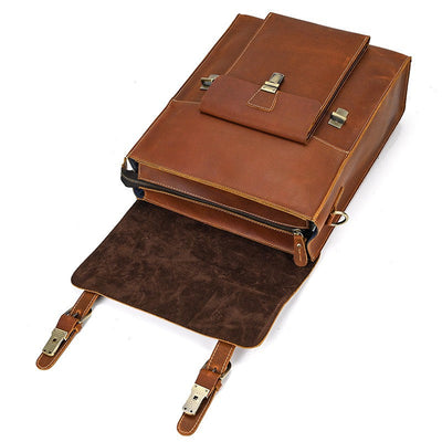 Leder-Cabrio-Rucksack | GIRONA