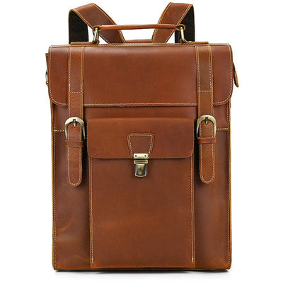 Girona™ - Wandelbarer Rucksack aus Leder