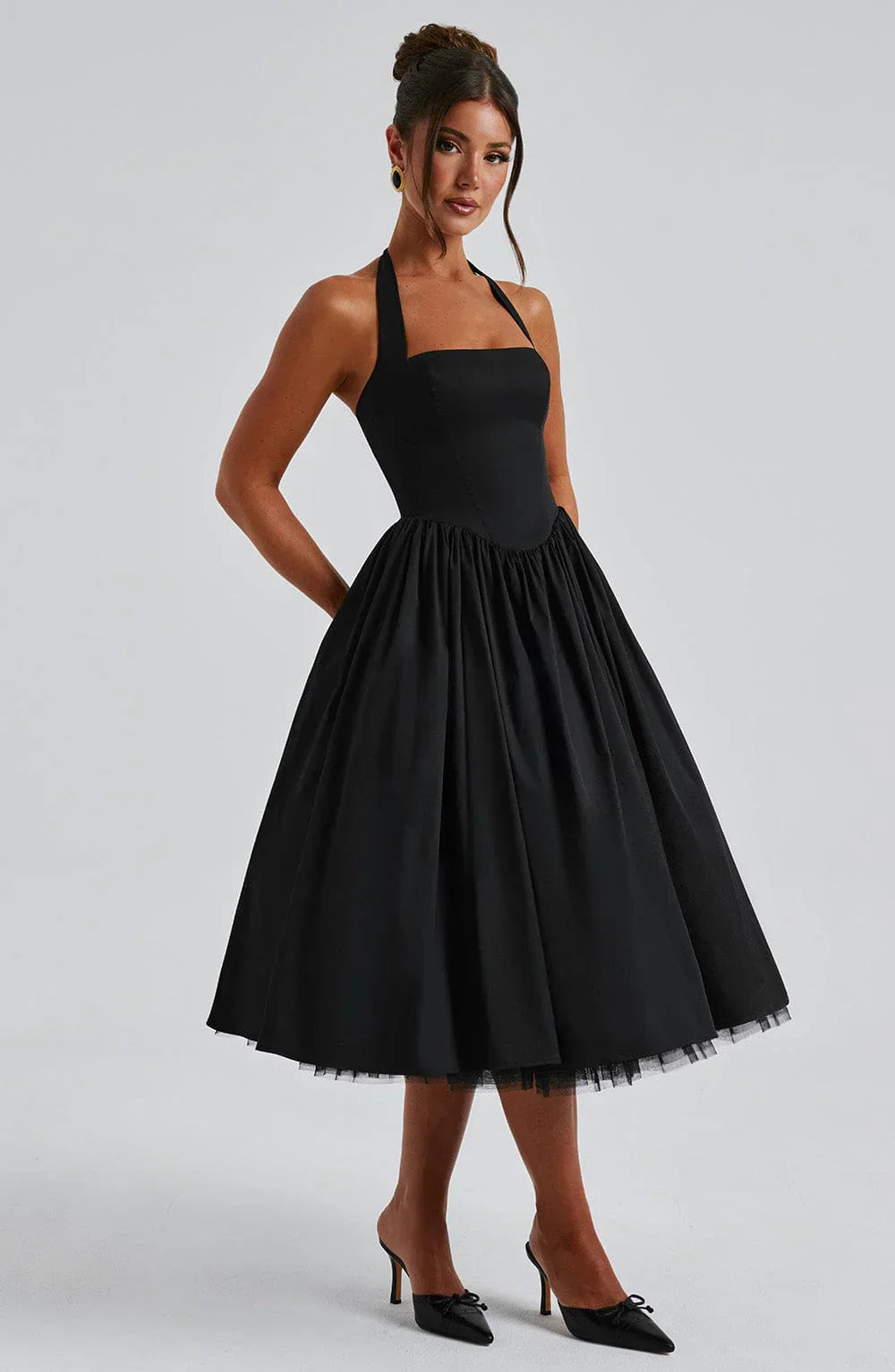Celina™ - Monaco Grace Korsett Midikleid