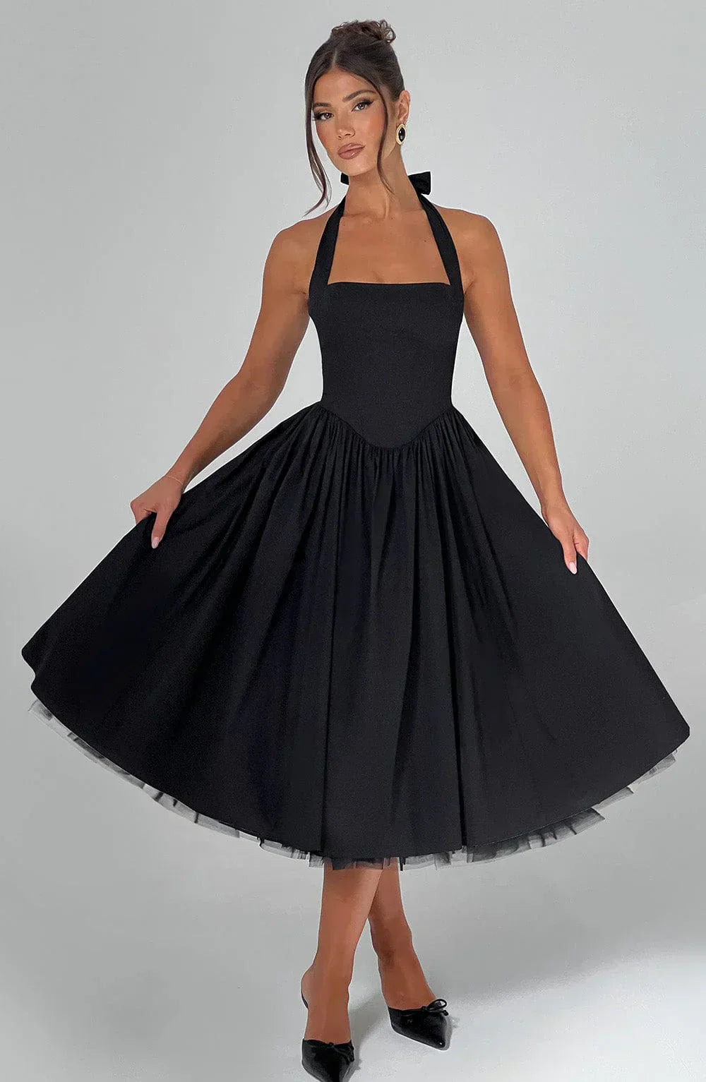 Celina™ - Monaco Grace Korsett Midikleid