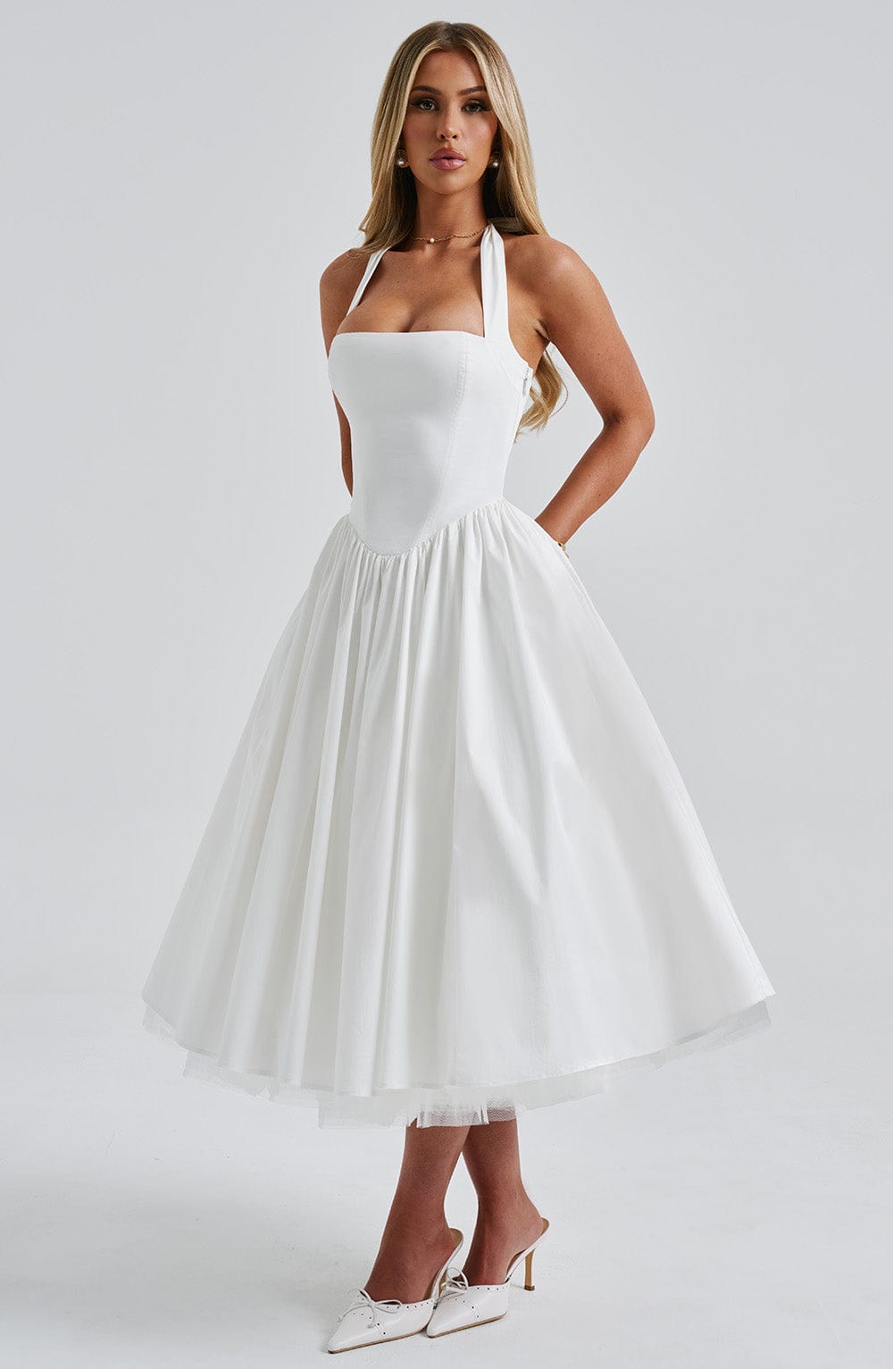 Celina™ - Monaco Grace Korsett Midikleid