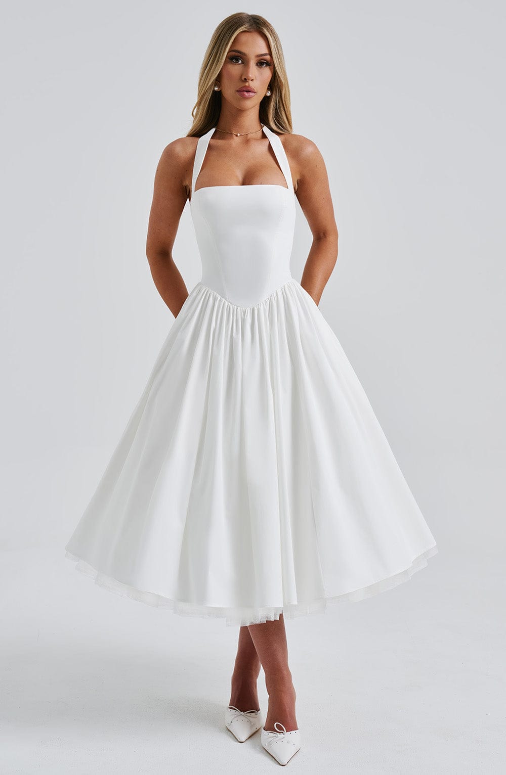 Celina™ - Monaco Grace Korsett Midikleid