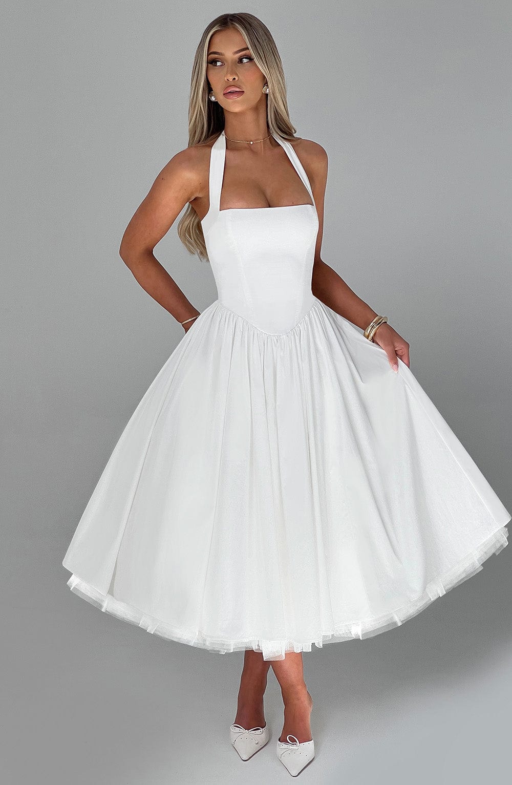 Celina™ - Monaco Grace Korsett Midikleid