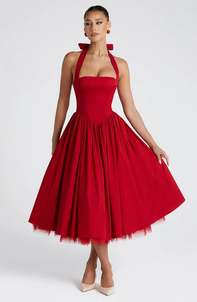 Celina™ - Monaco Grace Korsett Midikleid