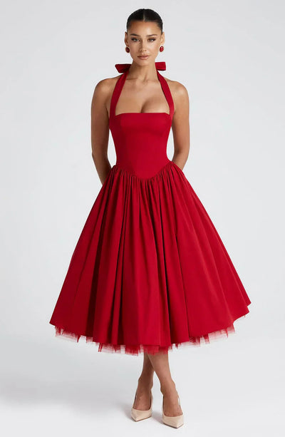 Celina™ - Monaco Grace Korsett Midikleid