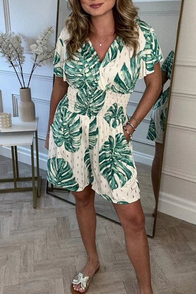 Amandine™ - Lässiger Jumpsuit mit Blumenmuster