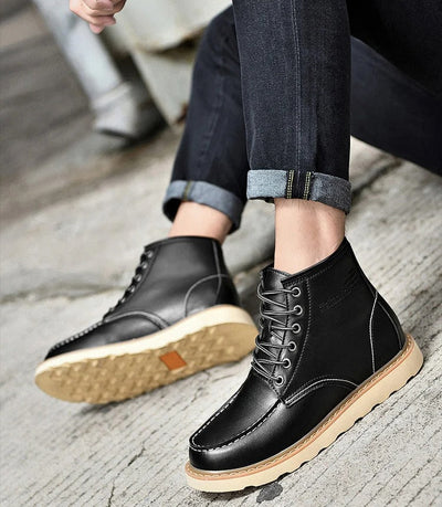 Holger™ - Lässige Lederstiefel | +6CM +8CM +10CM