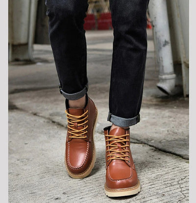 Holger™ - Lässige Lederstiefel | +6CM +8CM +10CM