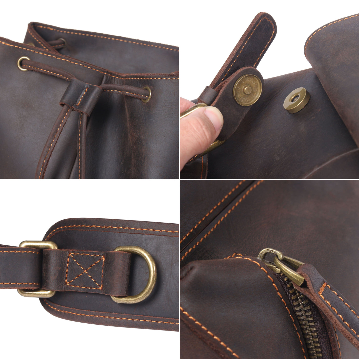 Flam™ - Rucksack aus Leder