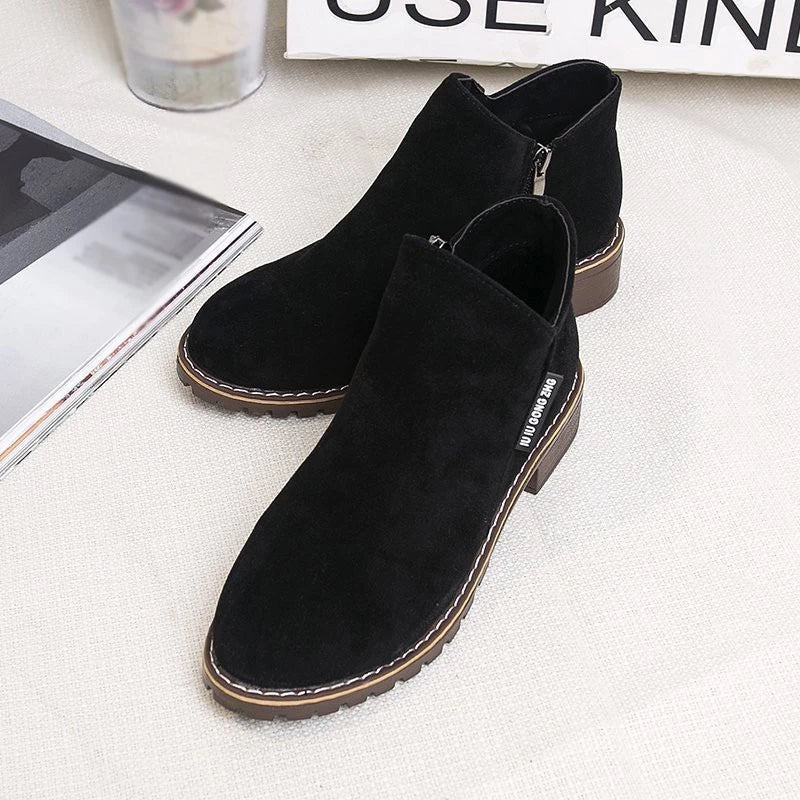 Mary™ - Stiefeletten mit dicker Sohle