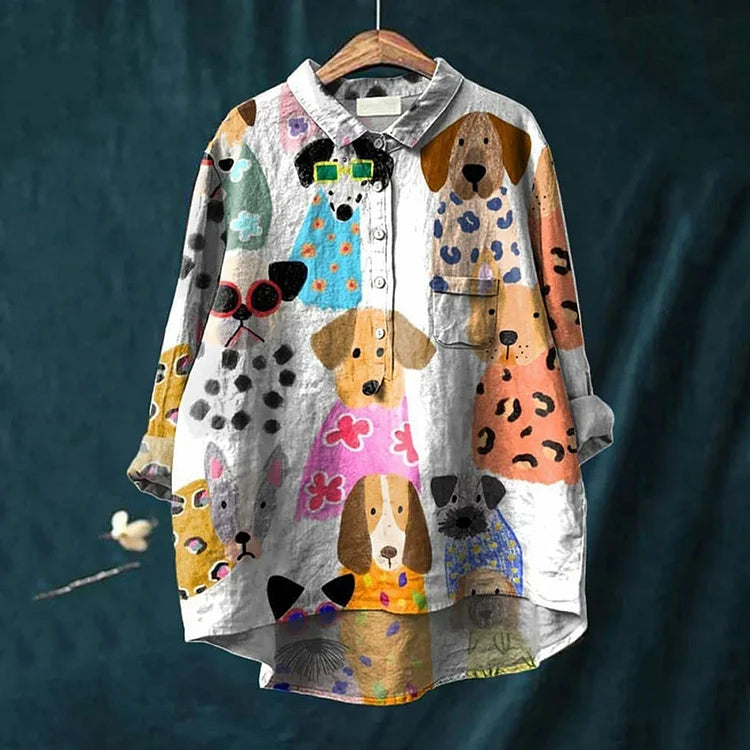 Fiona™ - Hunde-Kunst-Shirt